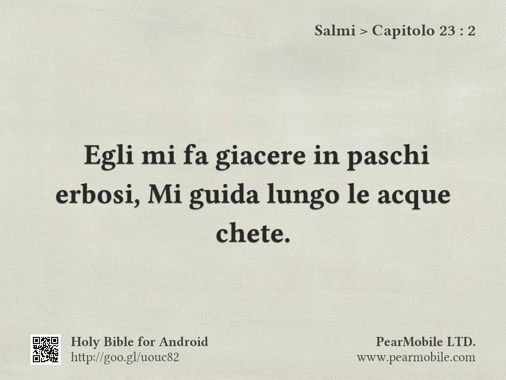 Salmi, Capitolo 23:2